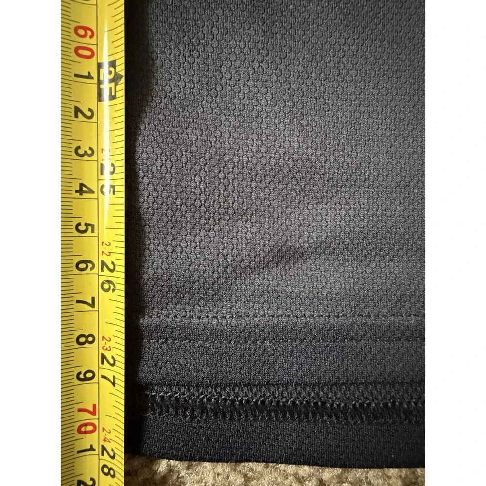 The North Face Pullover FlashDry 1/4 Quarter Zip Shirt Black Logo Large JBHS